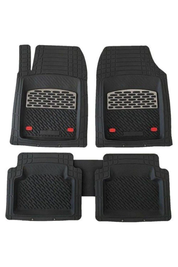 Fiat / Tofaş Tipo Uyumlu Krom Mavi Universal Derin Havuzlu Paspas - Resim 2