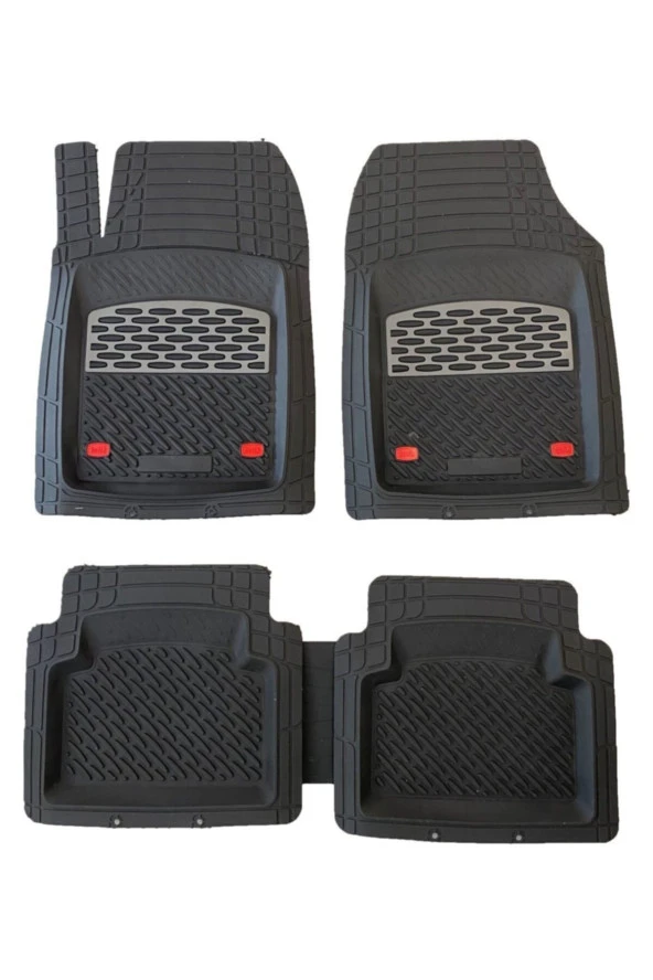 Renault Megane 1 1995 2003 Paspas Derin Havuzlu Krom Gri