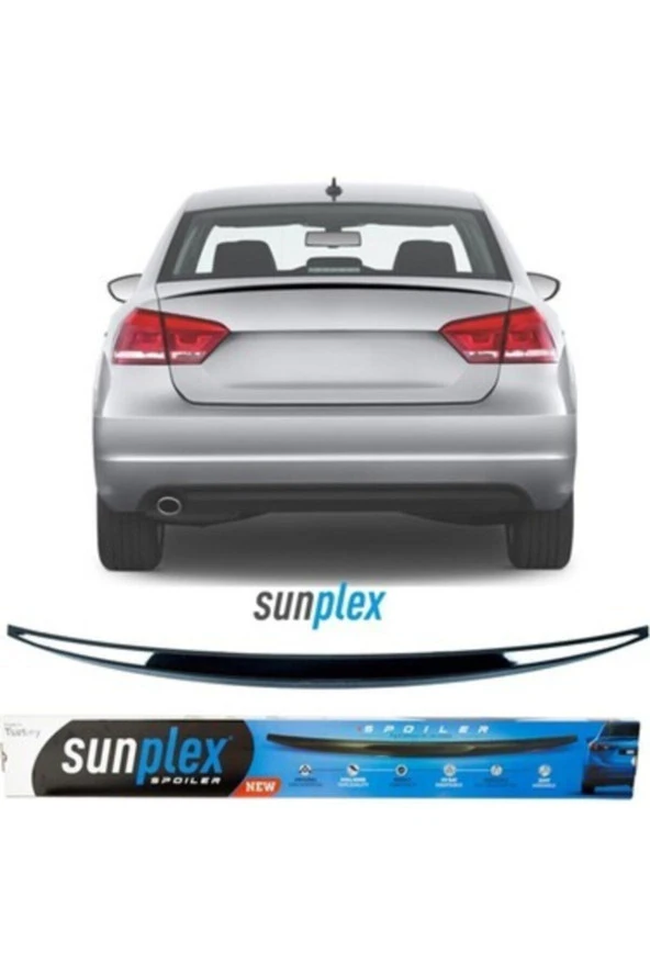 Vw Passat B7 Bagaj Üstü Spoiler Piano Black