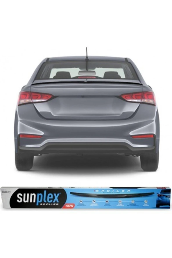 Hyundai Accent Blue Bagaj Üstü Spoiler Piano Black 11-18 ürün görseli
