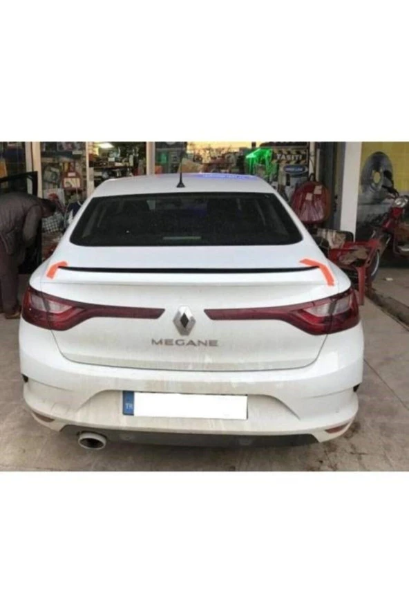 Spoiler Renault Megane 4 2016-2020 Piano Black Rüzgarlık Spoiler ürün görseli