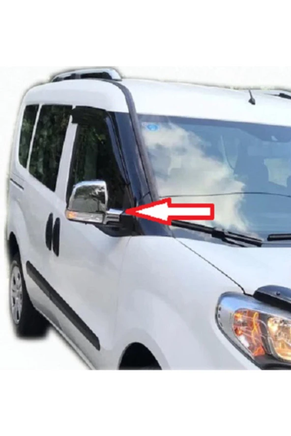 Fiat Doblo Ayna Kapağı Abs Krom 2 Parça 2010 + ürün görseli 1