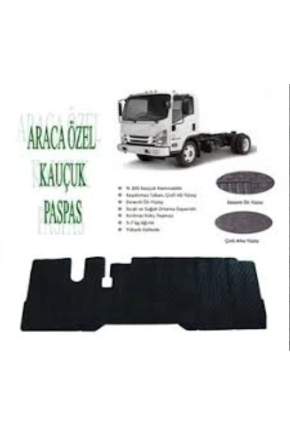 Isuzu Npr Şampiyon İçin Uyumlu Kauçuk Rulo Paspas Ön ürün görseli 1