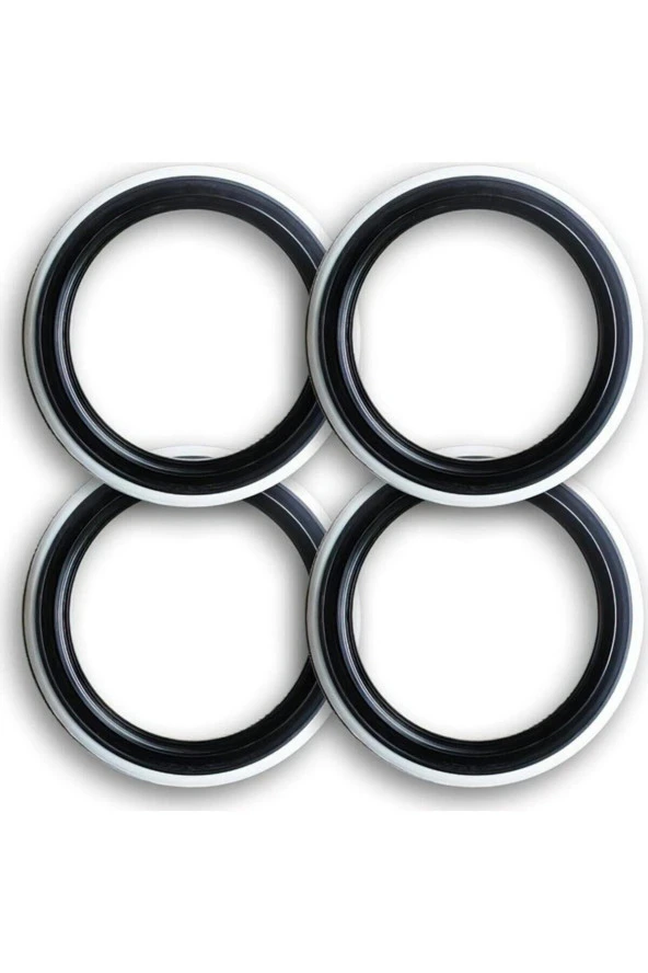 Oto Lastik Yanağı Lüks Siyah Beyaz 16 Jant 4 Adet Yanak ürün görseli