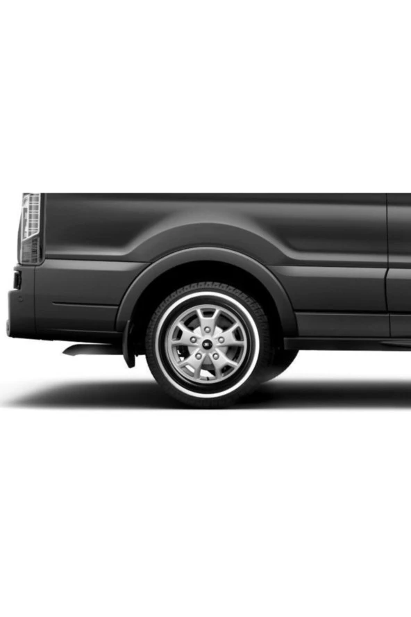 Lux 15 Jant Lastık Yanağı Takımı (4 Adet Siyah Beyaz) - Resim 2