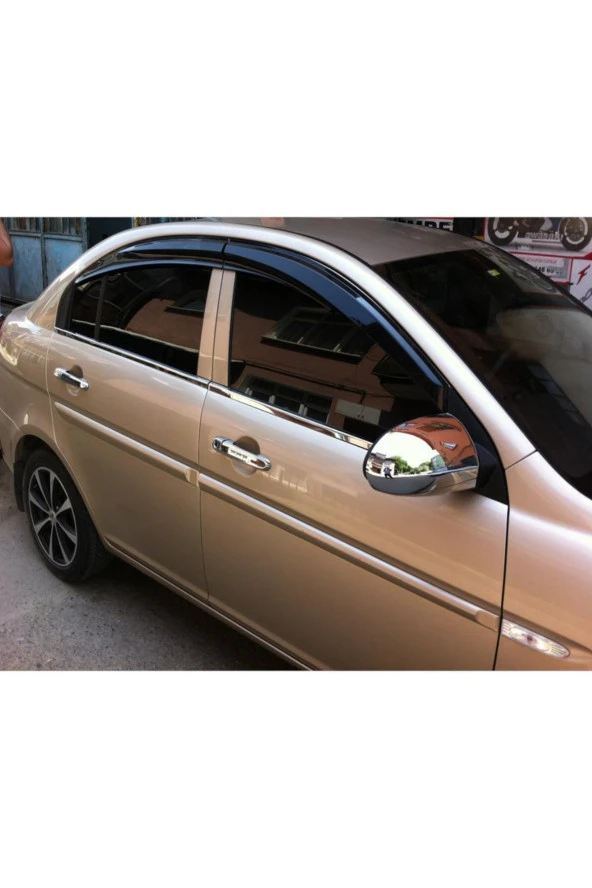 Hyundai Accent Era ABS Krom Ayna Kapağı 2005-2011 Arası 2Lİ - Resim 3