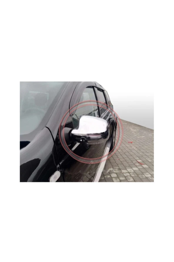 Dacia Duster ABS Krom Ayna Kapağı 2 Parça 2012-2018 MODEL ( TAM MODEL ) ürün görseli 1