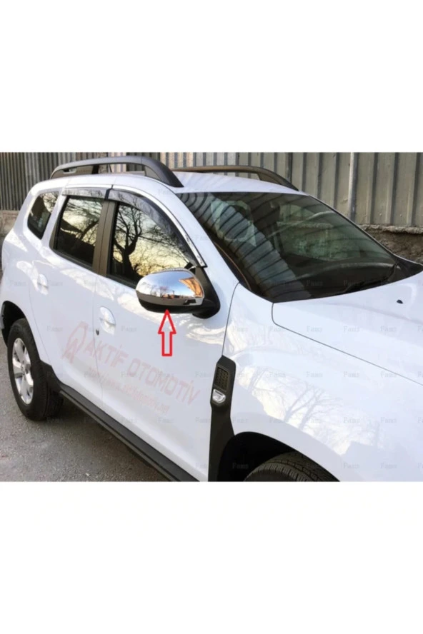 YENİ DACİA DUSTER KROM AYNA KAPAĞI 2018 ÜSTÜ 1.KALİTE PASLANMAZ - Resim 3