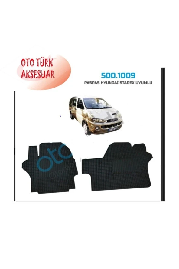 Hyundai Starex Minibüs-panelvan Kauçuk Paspas Ön