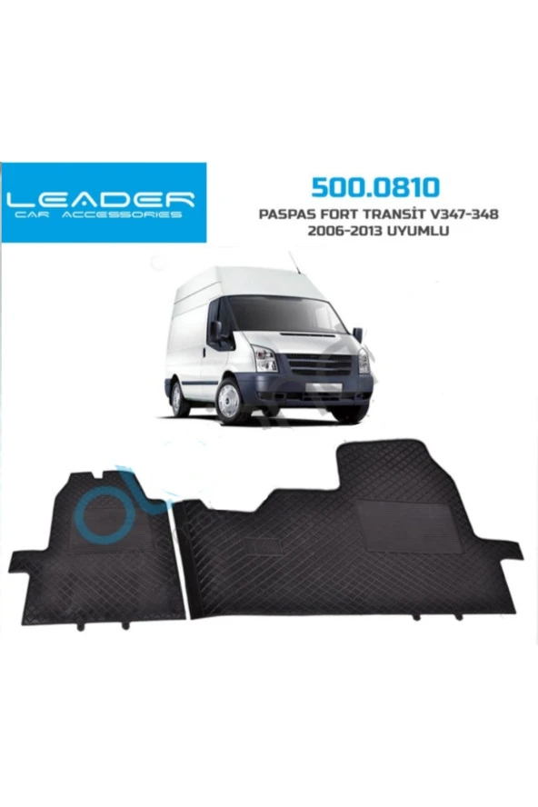 Ford Transit V347-348 Kasa 2006-2013 İçin Uyan Kauçuk Rulo Paspas - Resim 2