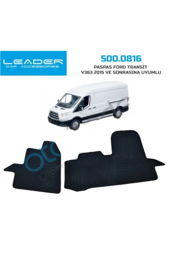 Ford Transit V363 Kasa 2004 Sonra İçin Uyumlu Kauçuk Rulo Paspas - Resim 2