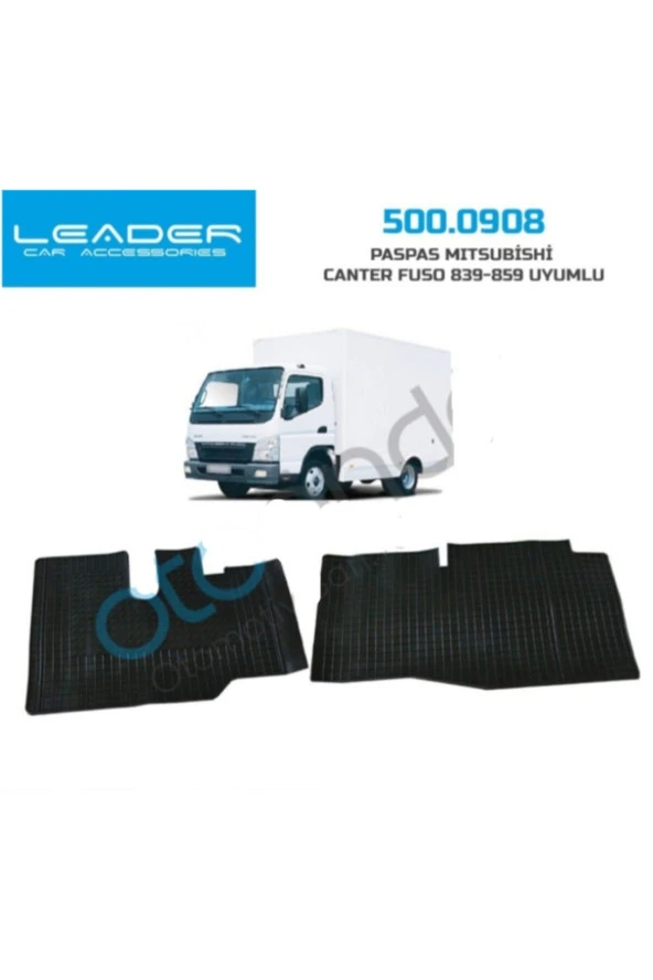 Mitsubishi Fuso Canter 839-859 Uyumlu Kamyonet Kauçuk Rulo Paspas