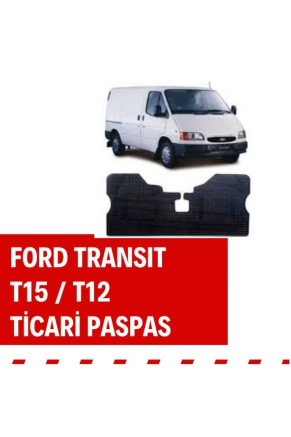 Ford Transit T12 Minibüs Ve Panelvan Kauçuk Rulo Paspas Ön 95-99 - Resim 3