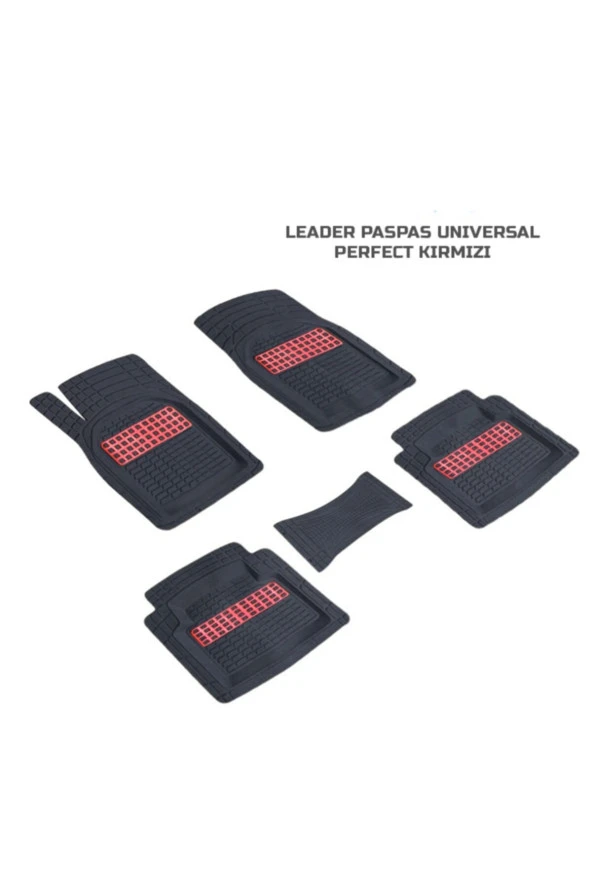 Üniversal 3d Paspas Havuzlu Kırmızı Her Araca Uygun ürün görseli
