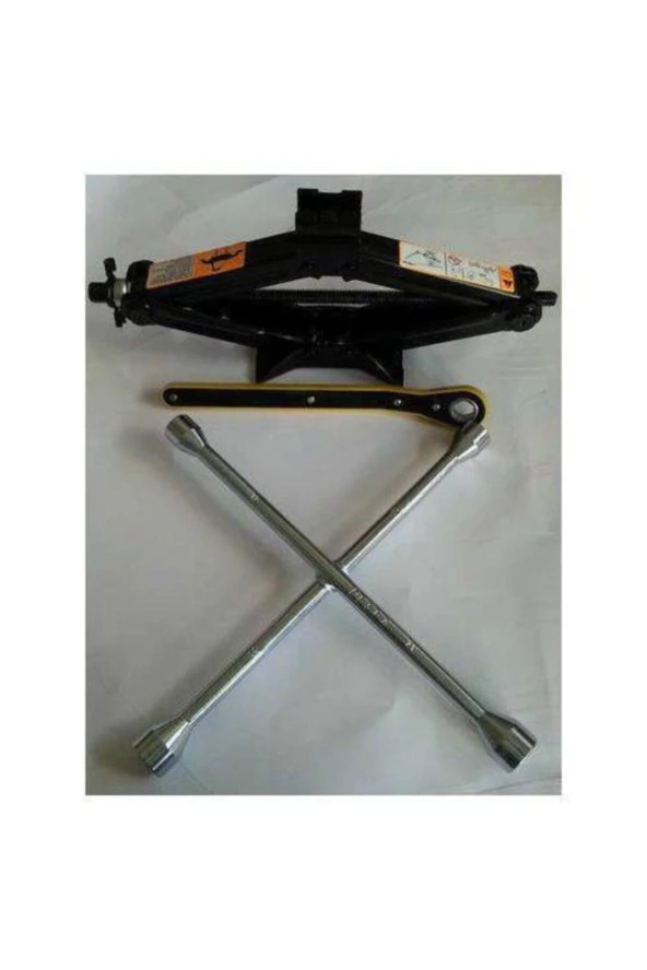 Akardion Kriko Cırcırlı Makas Tip 1,5 Ton + Bijon Anahtarı Çelik ürün görseli