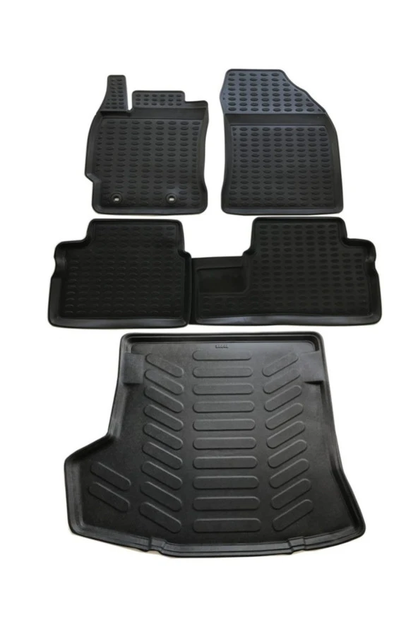 Toyota Corolla 3d Havuzlu Paspas 2007-2013 Arası+ Bagaj Havuzu 3d Ikili Set ürün görseli