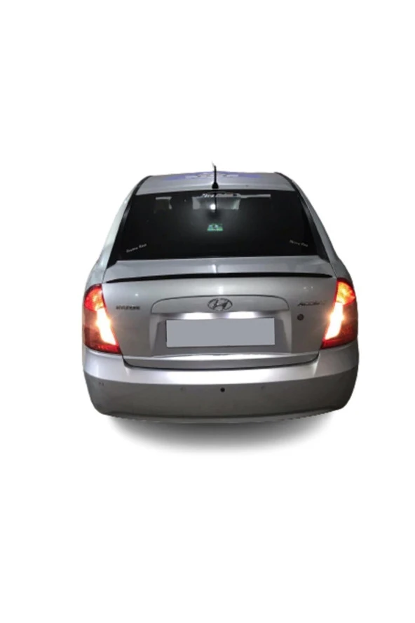 Hyundai Accent Era Uyumlu Bagaj Üstü Spoiler Piano Black
