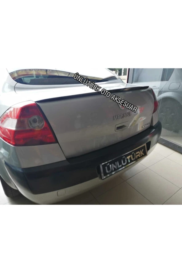 Megane 2 Bagaj Üstü Spoiler Piano Black - Resim 2