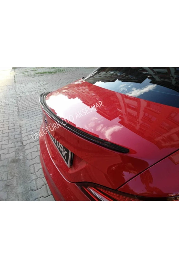 Mercedes Cla Bagaj Üstü Spoiler - Spoyler Piano Black - 2