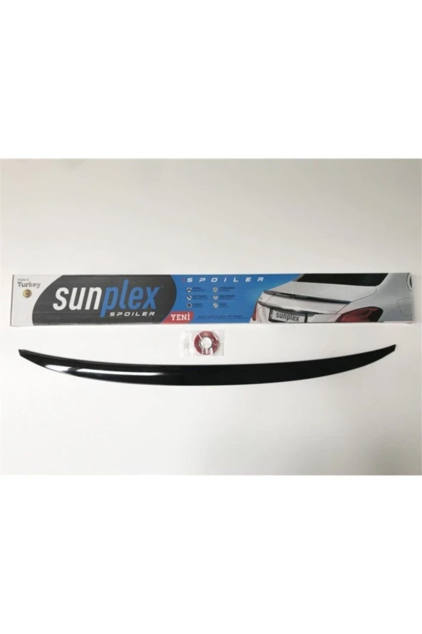 Ford Focus 3-4 Sedan Piano Black Parlak Siyah Bagaj Üstü Spoiler - Resim 2