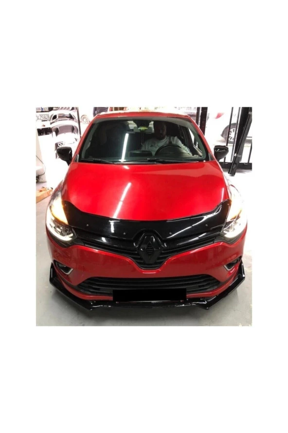 Clio 4 Ön Ek Lip 3 Parça Parlak Siyah Voltex Tam Uyumlu