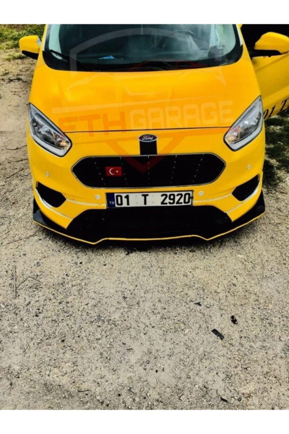 Ford Courier Ön Lip - Esnek 3 Parça Kanatlı Ön Lip
