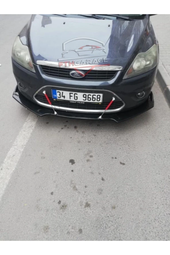 Ford Focus 2,5 Ön Lip - Esnek 3 Parça Kanatlı Ön Lip
