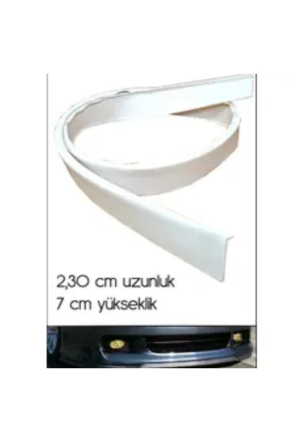 Beyaz Tampon Altı Lip En:7cm Boy: 230cm Tüm Araçlara Uygun - Resim 2
