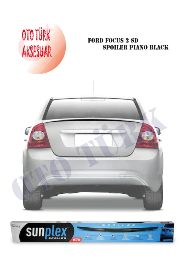 Ford Focus 2 Sd Spoiler Piano Black