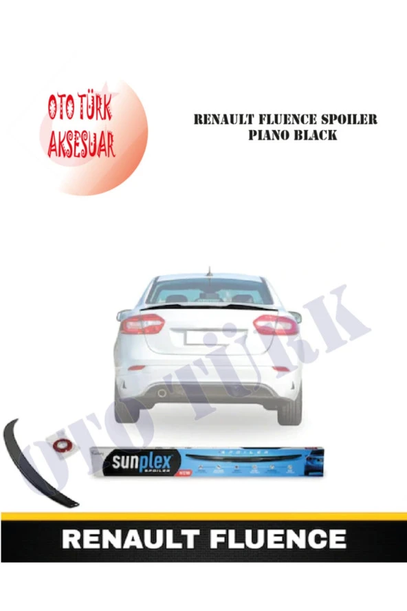Renault Fluence Spoiler Piano Black