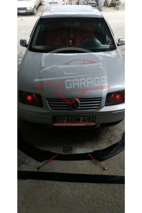 Wosvagen Bora 3 Parça Kanatlı Ön Lip Piano Black ürün görseli