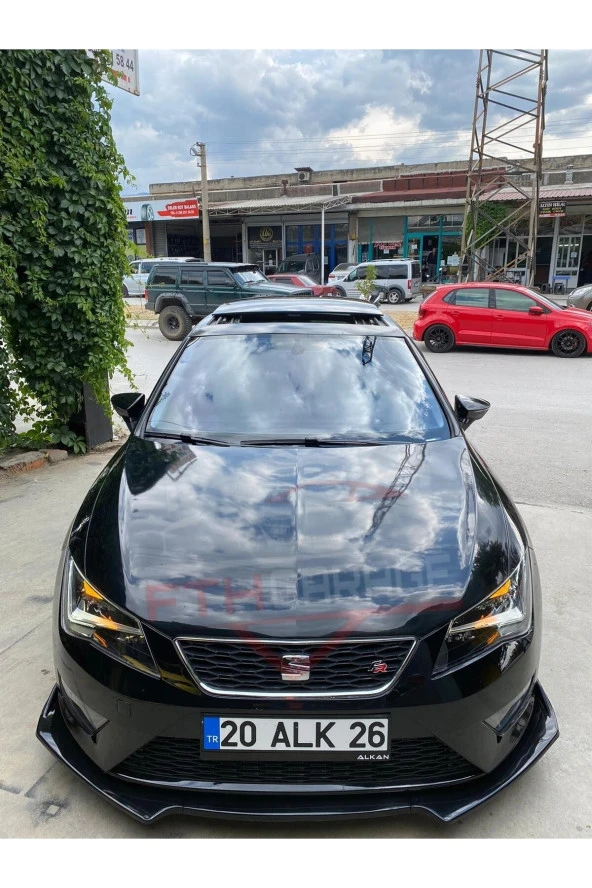 Seat Leon Mk3 Ön Lip - Esnek 3 Parça Kanatlı Lip