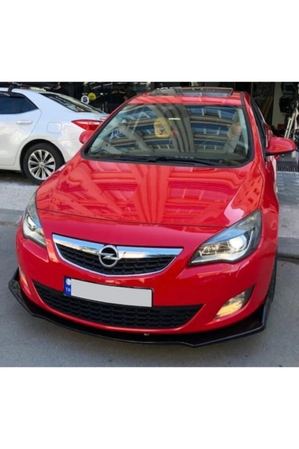 Opel Astra J Ön Lip Ön Ek 3 Parça Parlak Siyah ürün görseli