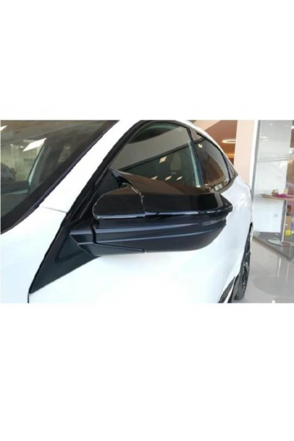 Honda Civic Fc5 Yarasa Ayna Kapağı Batman Piano Black 2016-2020