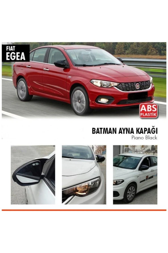 Fiat Egea Yarasa Ayna Kapağı Batman Piano Black Parlak Siyah ürün görseli