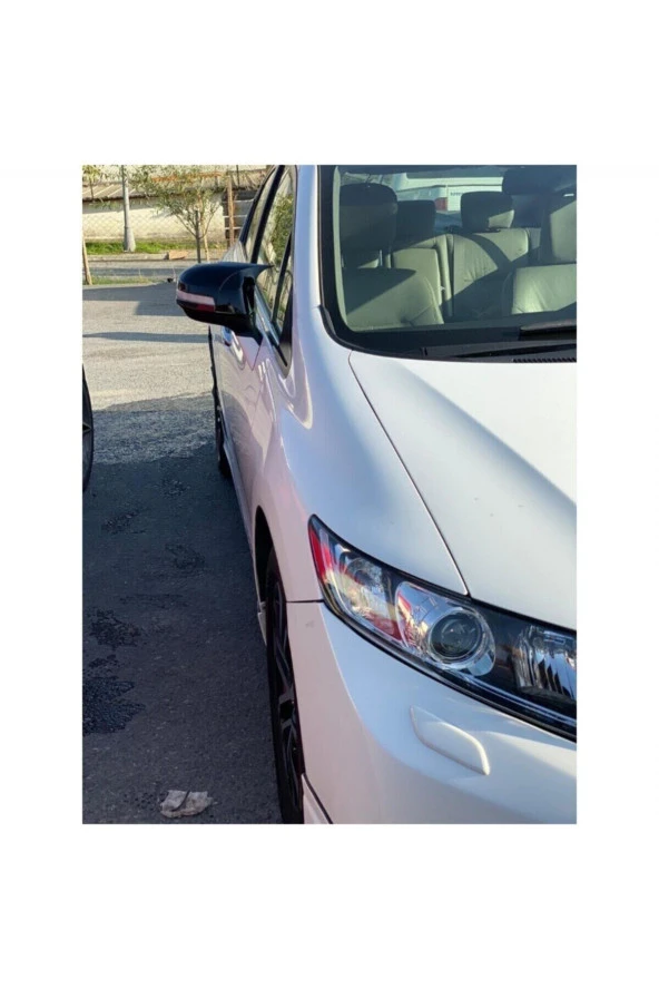 Honda Civic Fb7 Yarasa Ayna Kapağı Parlak Siyah