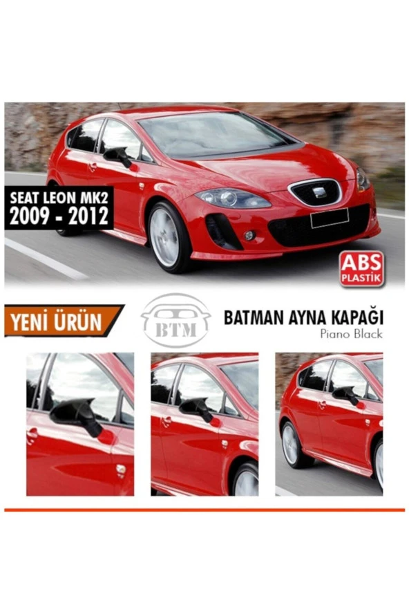 Seat Leon Mk2 Yarasa Ayna Kapağı Piano Black