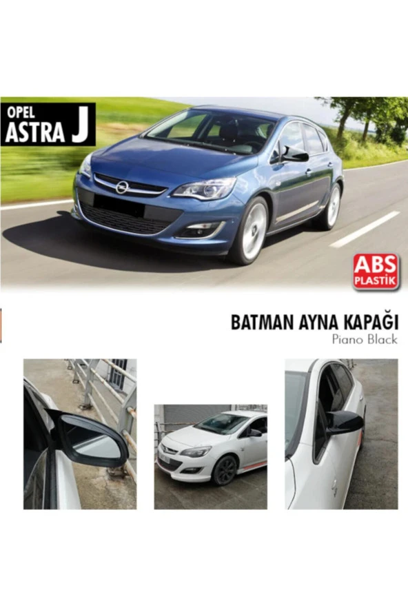 Opel Astra J Yarasa Batman Ayna Kapağı Piano Black - Resim 2