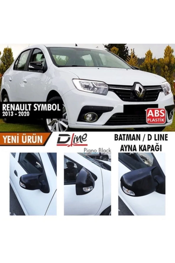 Renault Symbol Batman Ayna Kapağı 2013-2020 Uyumlu