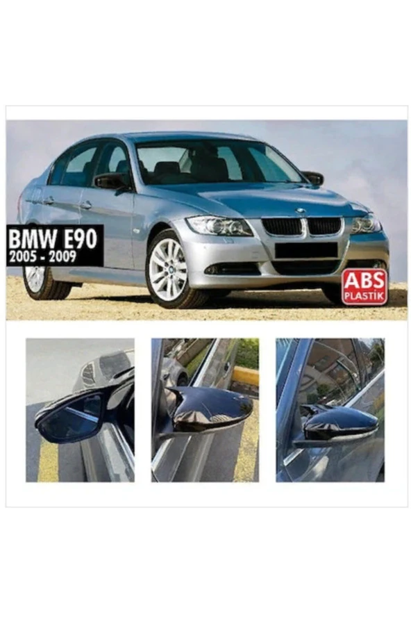 Bmw 3 Serisi E90 Makyajsız Yarasa Ayna Kapağı - 2005-2009