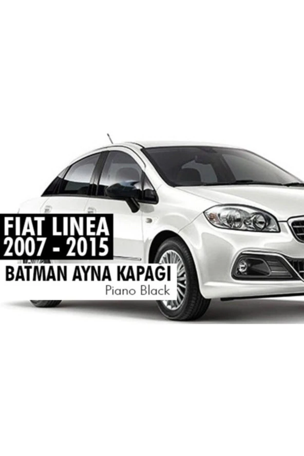 Fiat Linea Batman Yarasa Ayna Kapağı Piano Black ürün görseli