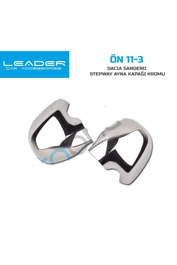DACİA SANDERO STEPWAY LOGAN MCV 2007-2020 AYNA KAPAĞI KROMU 2Lİ