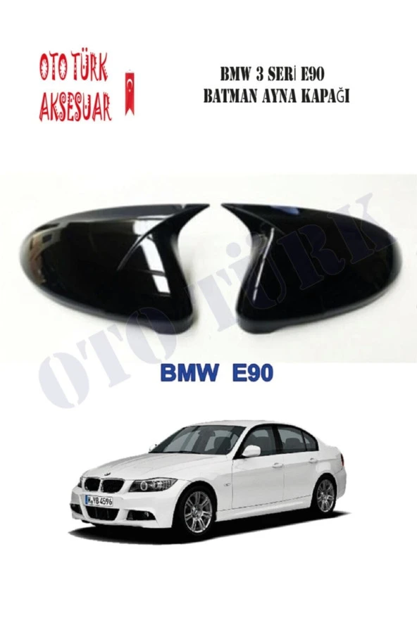 Bmw 3 E90 Yarasa Batman Ayna Kapağı 2006-2013 Makyajlı Kasalar Için