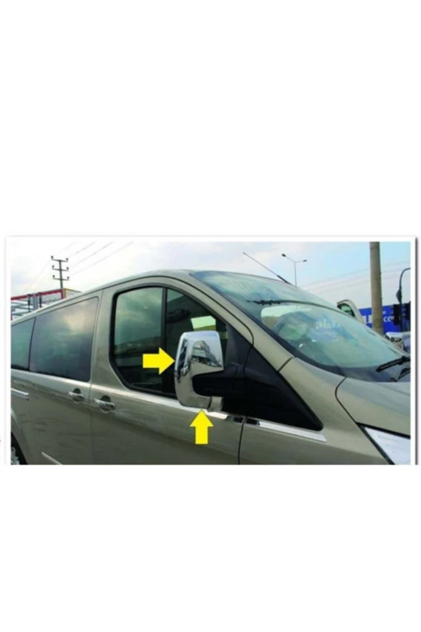 Ford Transit Custom Abs Krom Ayna Kapağı - Resim 2