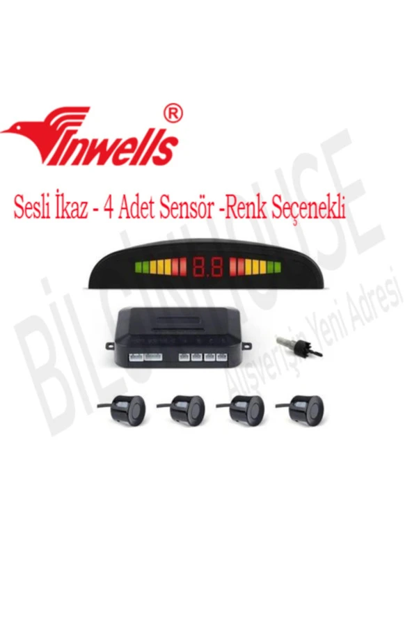 Park Sensoru E44 4 Sensorlu Beyaz Turkce Konusan Inwels