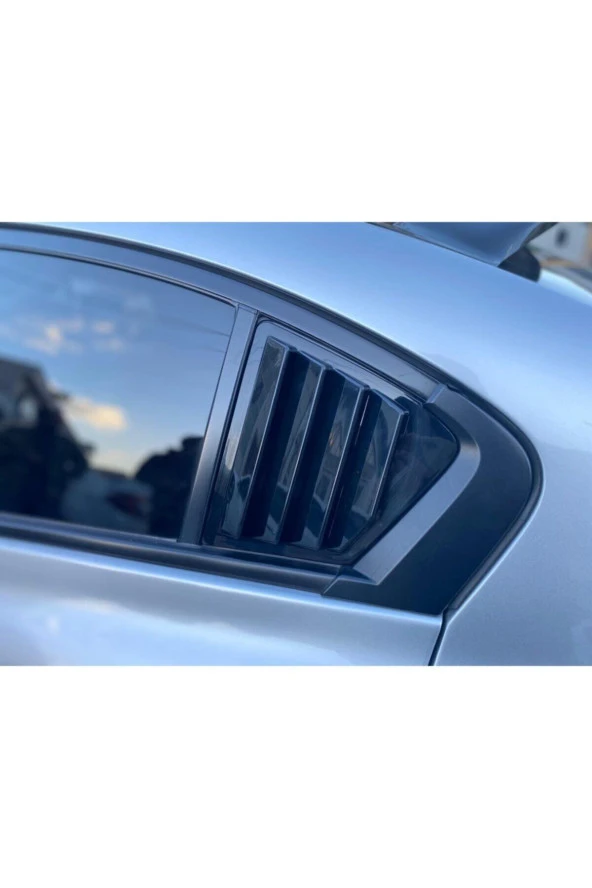 Honda Civic Fb7 Kelebek Cam Kaplama Vizörü Piano Black 2012-2015 - Resim 2