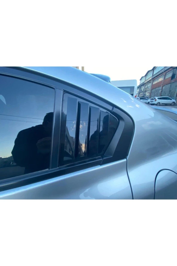 Honda Civic Fb7 Kelebek Cam Kaplama Vizörü Piano Black 2012-2015