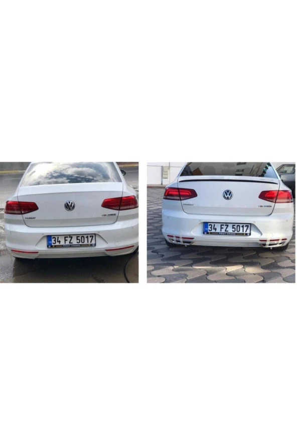 Vw Passat B8 Bagaj Üstü Spoiler Bagaj Çıtası Pianoblack