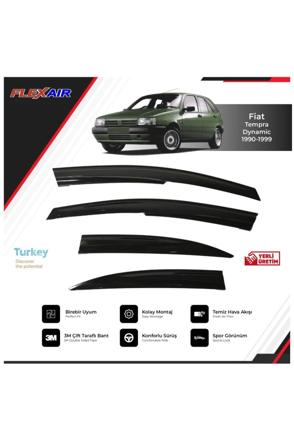 Fıat Tempra - Tıpo 1990-1999 Cam Rüzgarlığı Sport Model