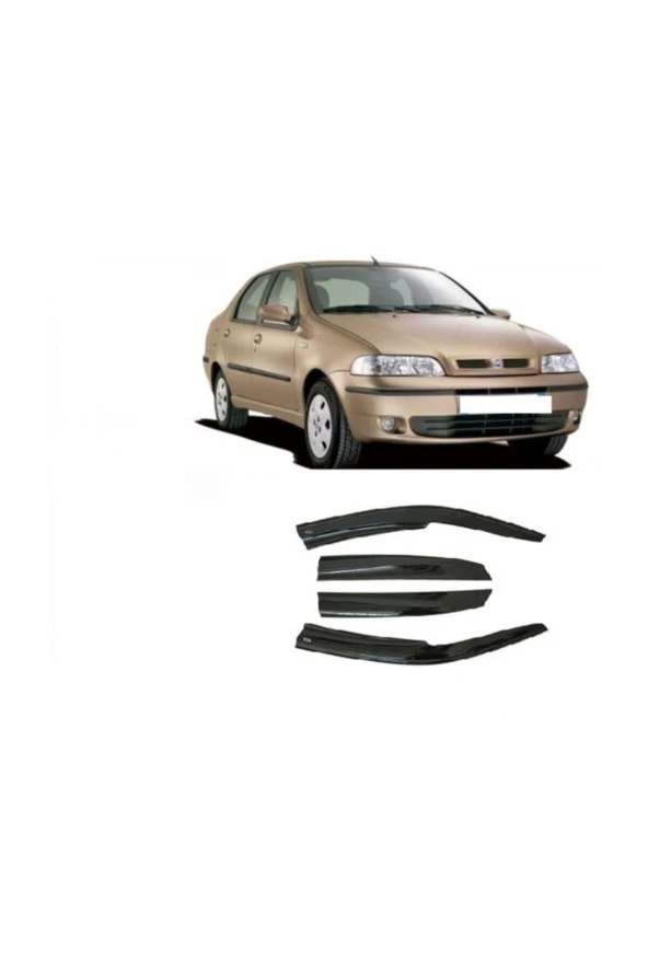 Fiat Albea (2002-2012) Cam Rüzgarlığı Avant Tip (4lü Set)